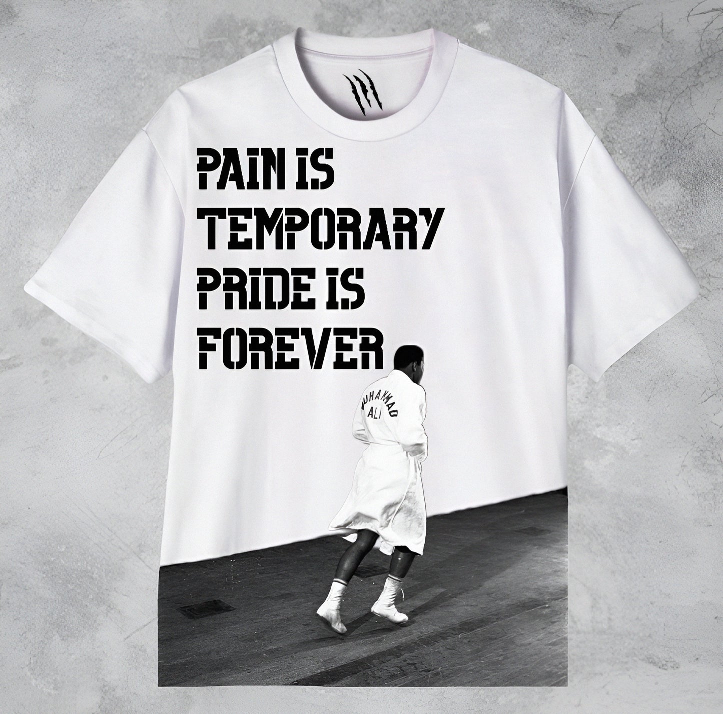 Muhammed Ali - Pain Is Temporary Pride Is Forewer Regular Fit Tshirt