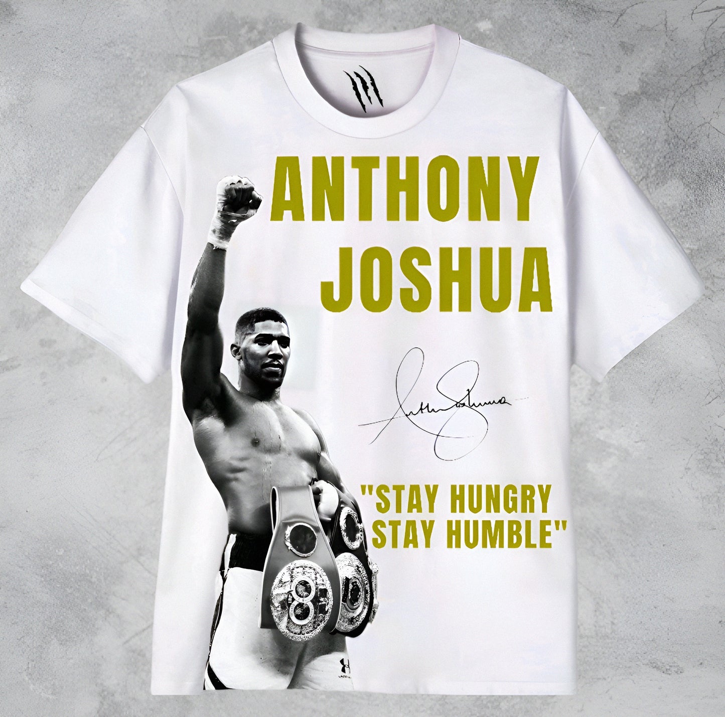 Stay Hungry Stay Humble - Anthony Joshua Regular Fit Tshirt
