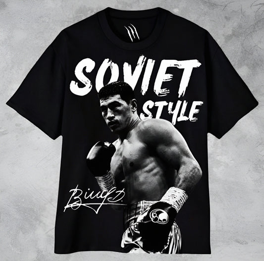 Boxing Still Series; Soviet Style Regular Fit Tshirt