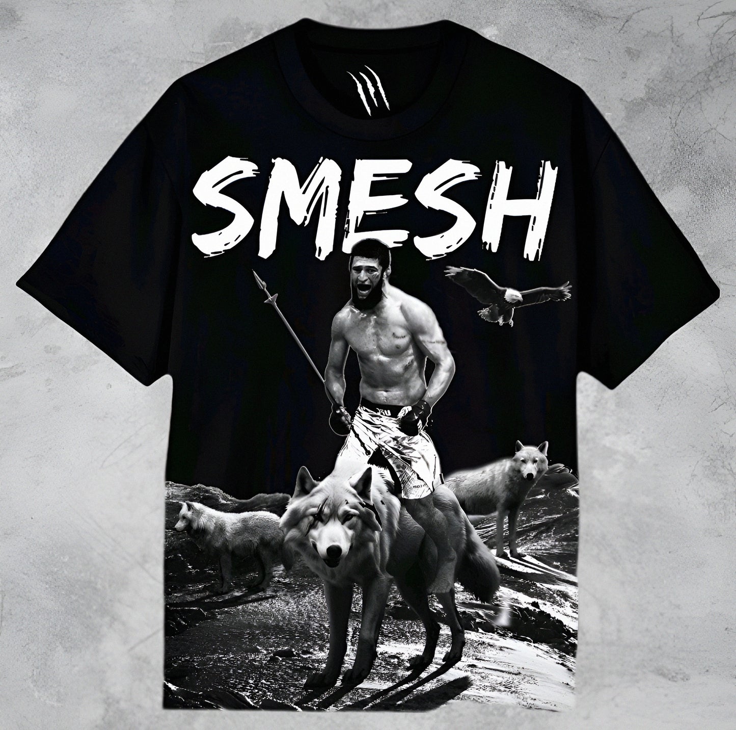 Smesh - Khamzat Chimaev Regular Fit Tshirt