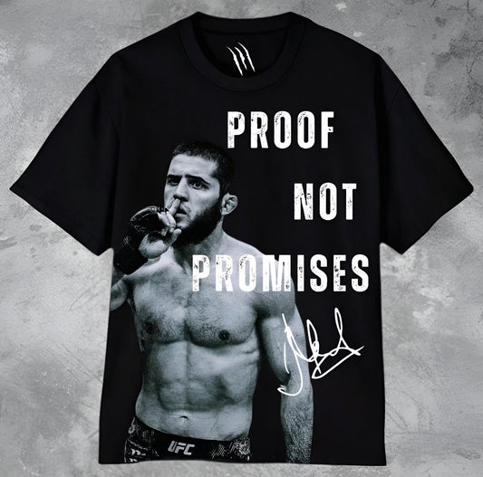 Proof Not Promises - İslam Makhachev Regular Fit Tshirt
