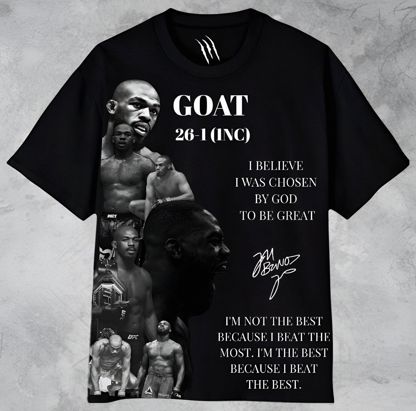 The Goat - Jon Jones Regular Fit Tshirt