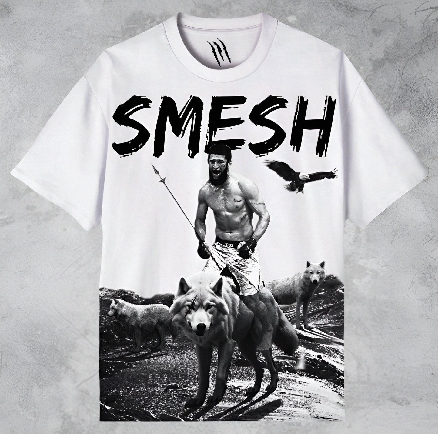 Smesh - Khamzat Chimaev Regular Fit Tshirt