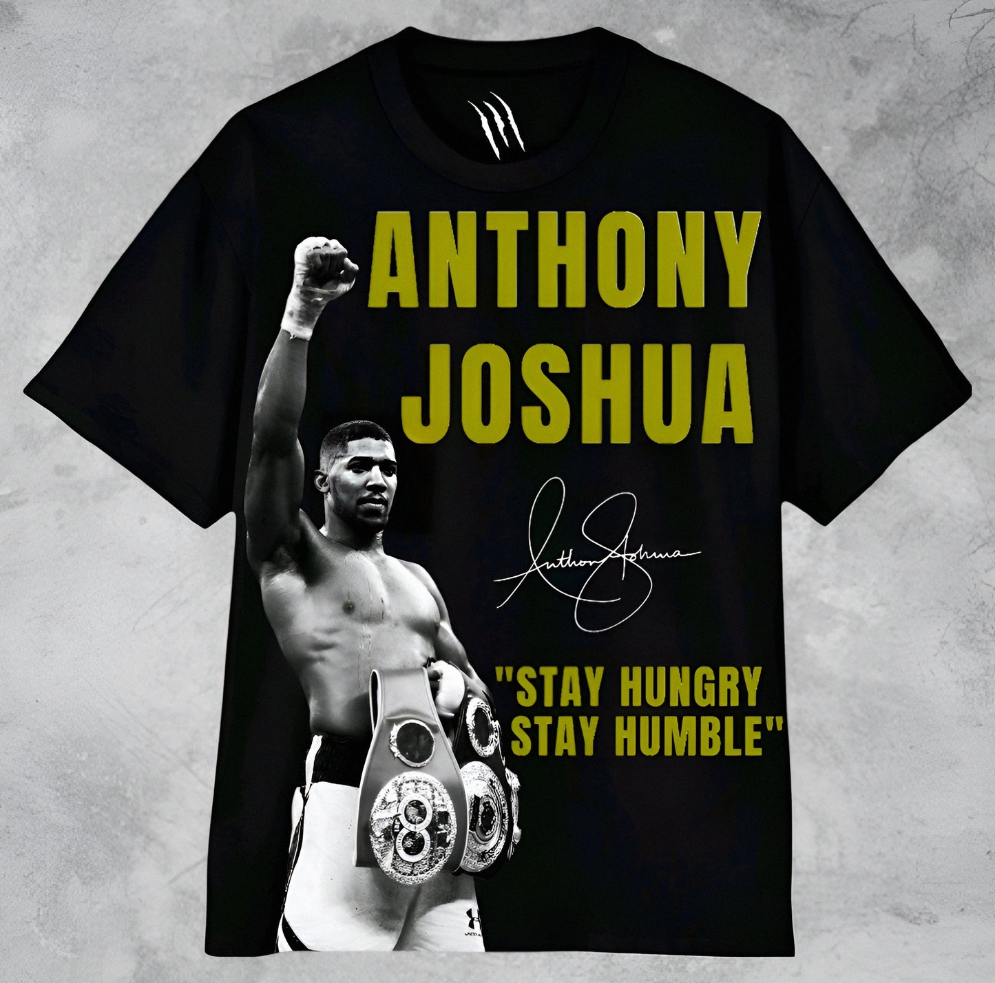 Stay Hungry Stay Humble - Anthony Joshua Regular Fit Tshirt
