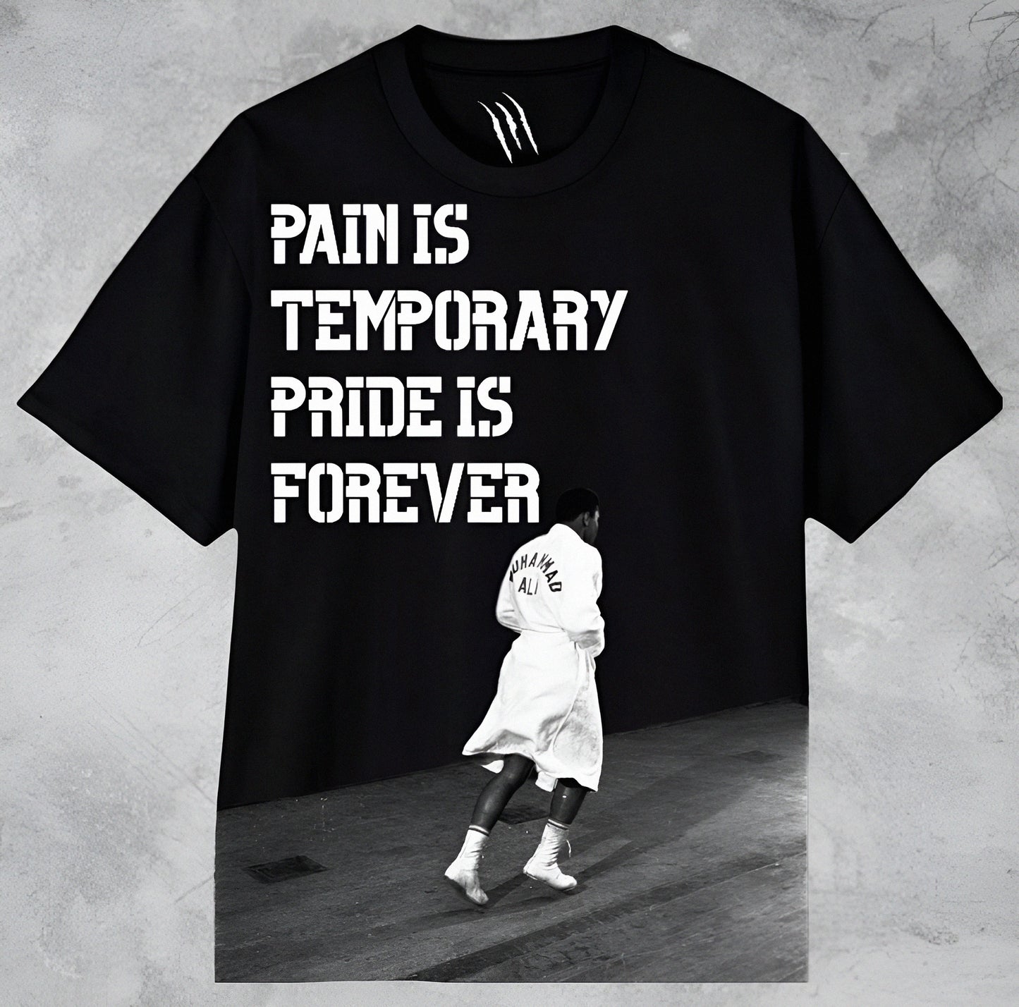 Muhammed Ali - Pain Is Temporary Pride Is Forewer Regular Fit Tshirt
